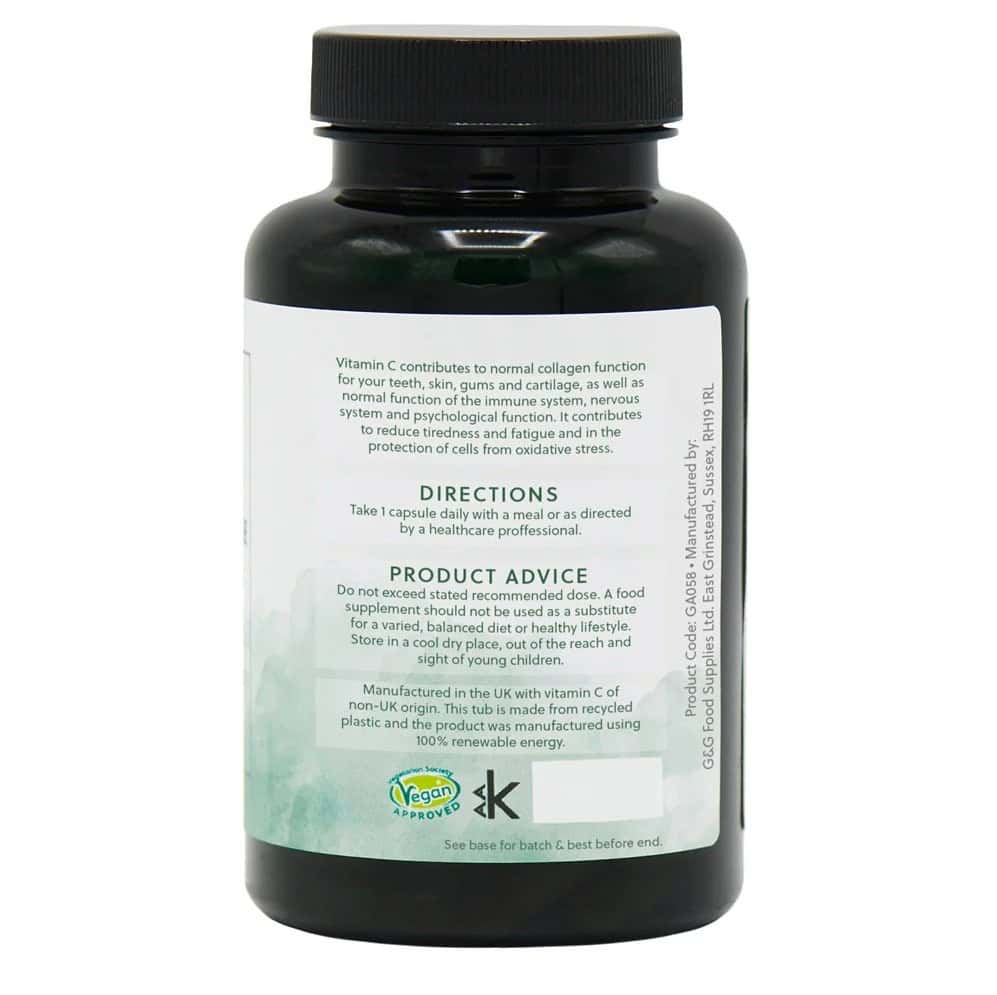 Vitamina C 1000mg me Rosehip & Acerola – 120 Kapsula - Image 5