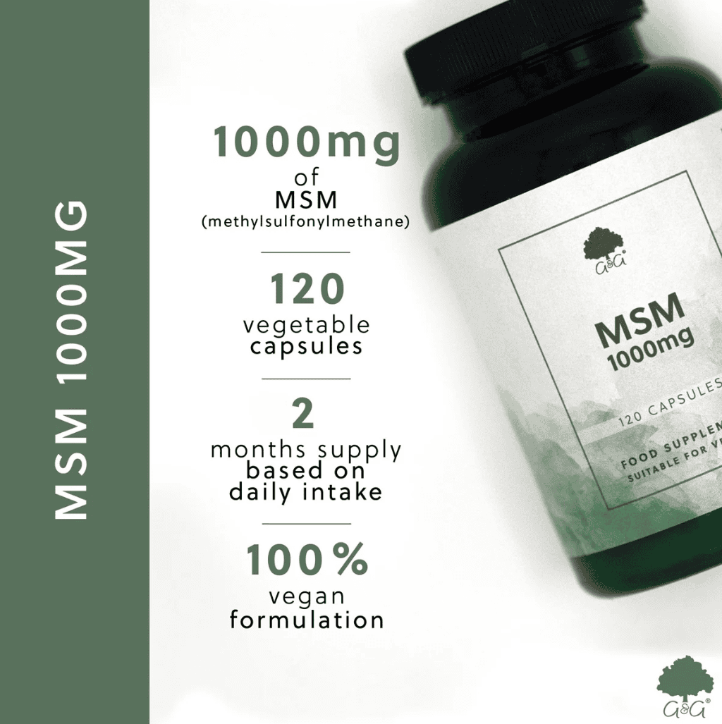 MSM 1000mg – 120 Kapsula - Image 2