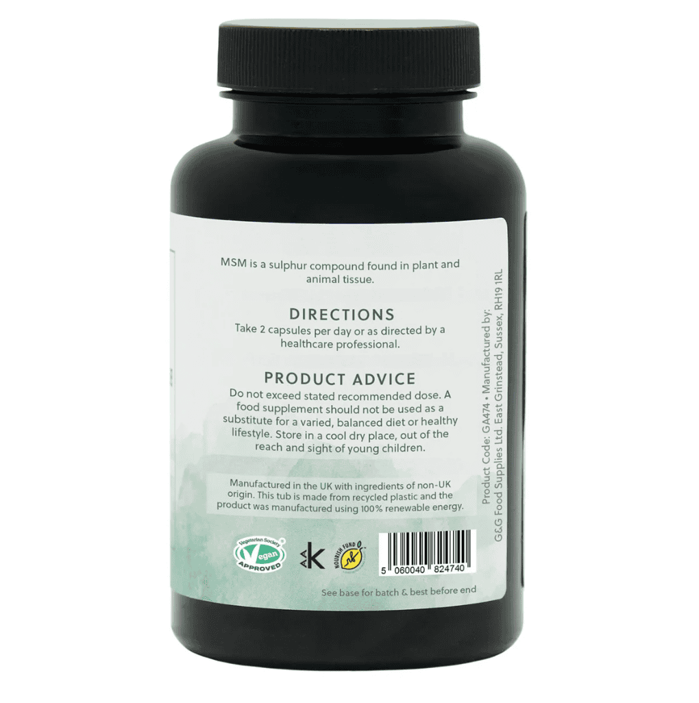 MSM 1000mg – 120 Kapsula - Image 3